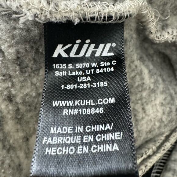 Kuhl Alaska Womens Hooded Zip Up Vest Cozy Soft Heathered Grey Size S - Picture 9 of 9